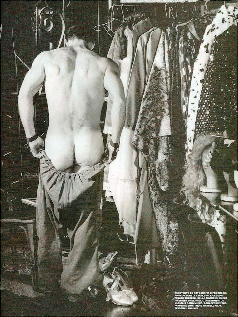 Raul Gazolla para revista Íntima, em 1999 - reprodução