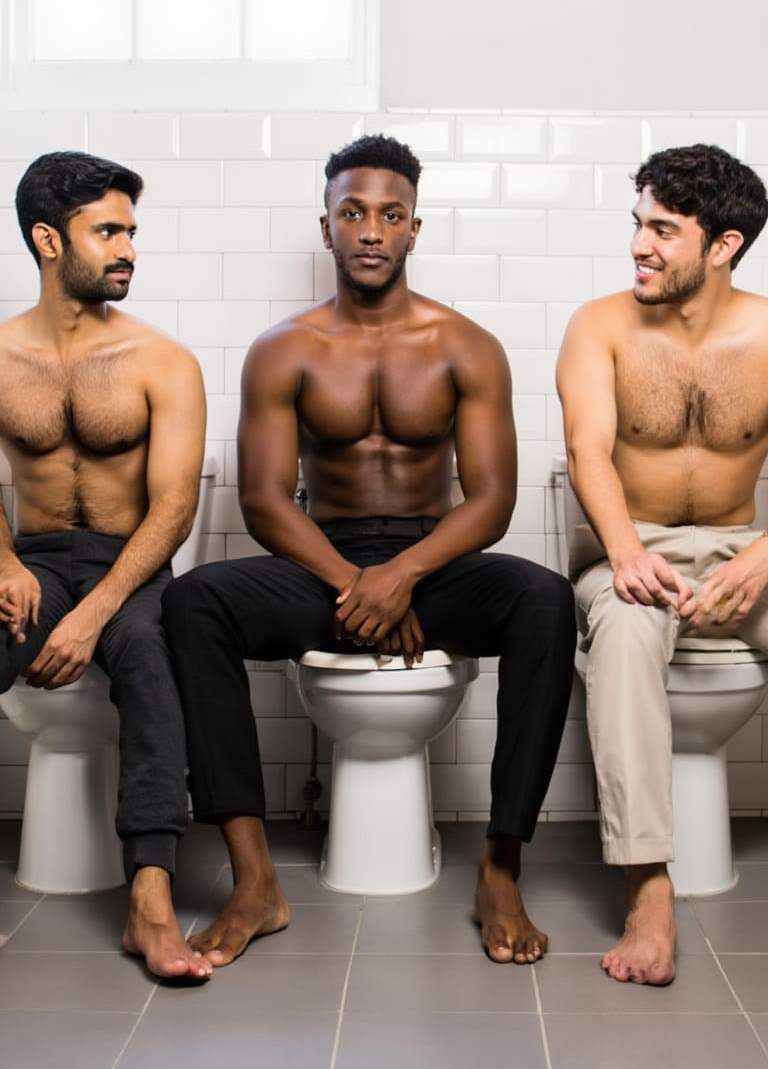 Homens cis têm benefícios ao fazer xixi sentado, revela pesquisa - Ilustração