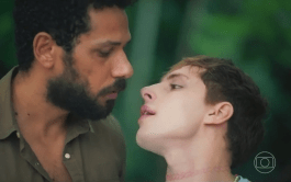 Primeiro beijo de Kelvin e Ramiro em 'Terra e Paixão'
